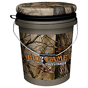 Big Game Treestands Swiveling Spin-Top Bucket Seat - ice