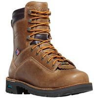 Men&amp;#39;s Danner 8&amp;quot; Quarry USA GTX Waterproof 400 gram Thinsulate Ultra Insulation Safety Toe Work Boots, Brown