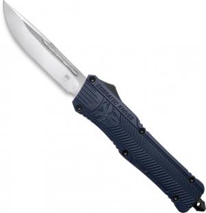 Cobra Tec Knives CTK-1 OTF Large Knife, 3.75, D2 Steel, Drop Point, Aluminum Alloy, LNYCCTK1LDNS