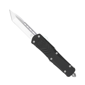 CobraTec FS-X OTF Knife - 3.75&quot; Plain Tanto Blade with Nylon Sheath