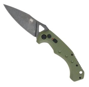 COBRATEC Ryker OD Green Auto Folding Knife