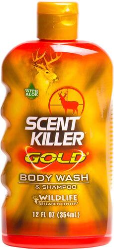 WRC CASE PACK OF 6 BODY WASH & SHAMPOO GOLD 12FL OZ SQUEEZE