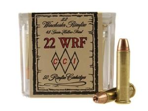 CCI Ammunition 22 Winchester Rimfire (WRF) 45 Grain Jacketed Hollow Point - 353649