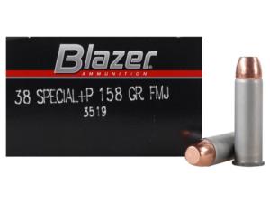 Blazer Ammunition 38 Special +P 158 Grain Full Metal Jacket - 601839