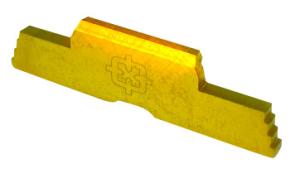 Cross Armory Crg5slgd Slide Lock  Extended Compatible W/Glock Gen1-5/P80 Gold Steel CRGSLGD