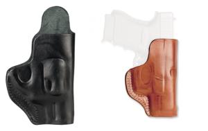 Cebeci Arms Leather OWB Holster w/Clip, Smith & Wesson M&P Bodyguard 380, Right, Plain, Black, 20937RB44