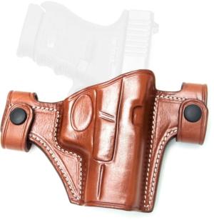Cebeci Arms Leather Snap Holster, Taurus Millennium Pro, Left, Plain, Tan, 20832LT64