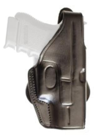 Cebeci Arms Leather Paddle Thumb Break Holster, Taurus Millennium Pro, Right, Black, 20377RB64