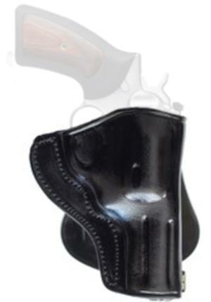 Cebeci Arms Leather Combat Grip Paddle Holster, Smith & Wesson M&P Bodyguard, Right, Black, 20228RB44