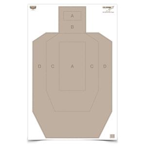 Birchwood Casey EZE-Scorer Paper Practice Targets 23x35" IPSC 100 Count