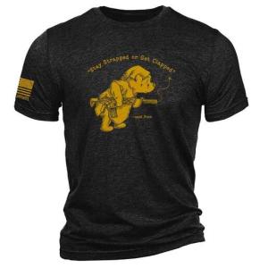 Nine Line Pooh Bear, Charcoal Black - 2X-Large