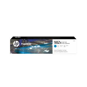 HP 982X High-Yield Cyan Original Page Wide Ink Cartridge for 2x Printing (16000 Pages)