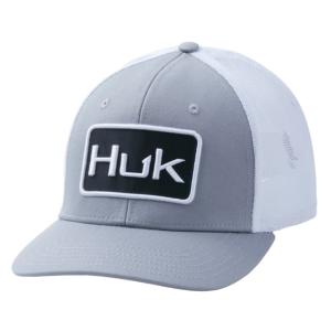 HUK Performance Fishing Solid Stretch Trucker, Overcast Grey, LXL, H3000304-032-LXL