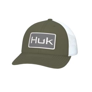 HUK Performance Fishing Huk Logo Trucker - Men's, Moss, 1, H3000460-316-1