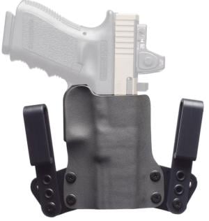 Blackpoint Tactical Leather OWB Mini Wing Holster, Glock 43, Right Hand, Black, 145164