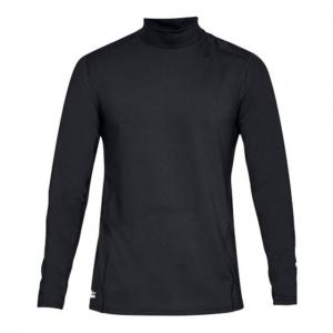 Under Armour Ua Tac Reactor Base Mock Shirt, Black - 1316935001MD