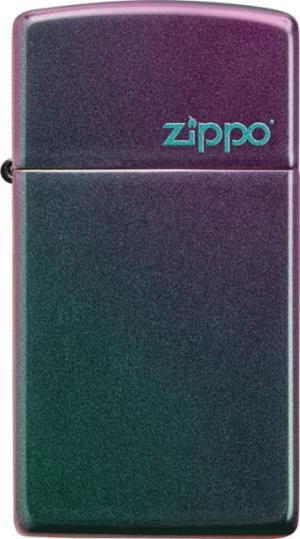 Zippo Slim Iridescent Logo