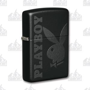 Zippo Playboy Black Matte Lighter