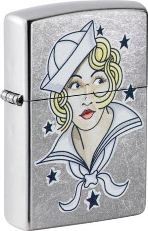Zippo Sailor Girl Tattoo Lighter