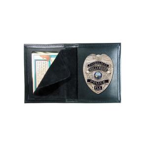 Boston Leather Model 100 Book Style Badge Case - 100-4022