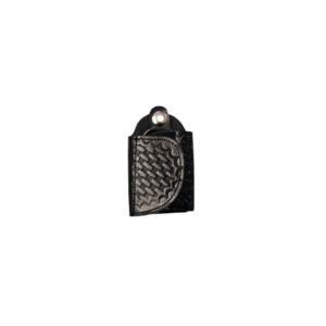 Boston Leather Silent Key Holder, Bw - 5445-3-BLK