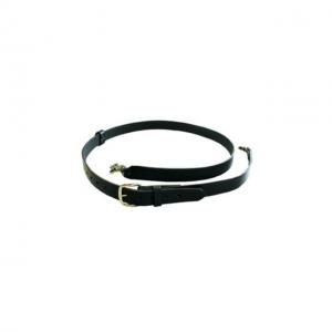 Boston Leather Fireman's Radio Strap, Black - 6543S-1