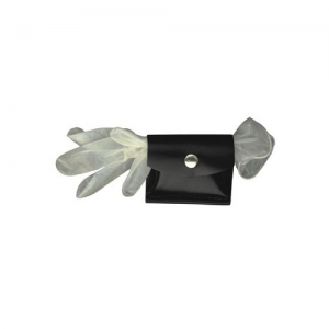 Boston Leather Glove/Mask Pouch | Black | LAPoliceGear.com