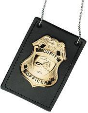 Boston Leather Neck Chain, Badge/id, Plain, P - 5845-1