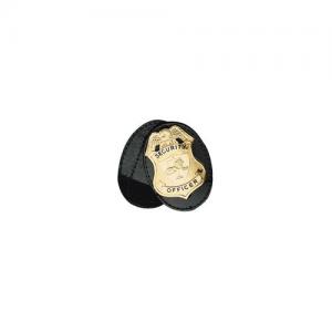 Boston Leather Boston - Oval Clip-on Badge Holder Swivel W/ Velcro - 5888CH-1