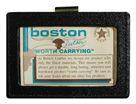 Boston Leather Clip-on Horizontal Id Holder - 5983-1