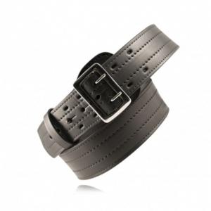 Boston Leather Sam Browne Duty Belt, Black - 6501V-3-42-BLK