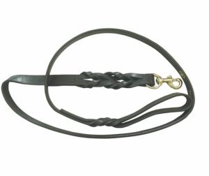 Boston Leather Black Braided 60 Leatherlead - 8405-1