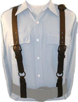 Boston Leather Policeman Leather Suspenders B - 9180-3