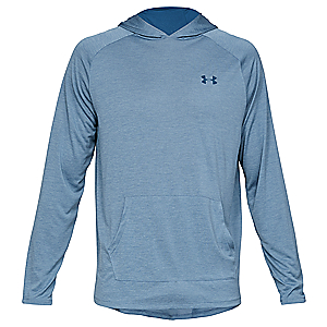 Under Armour Tech 2.0 Hoodie for Men - Black/Pitch Gray - XL