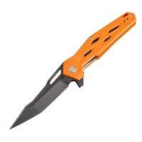 Artisan Bombardier Folder 3.54 In D2 Blk Blade Orange G-10