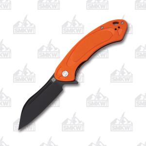 Artisan Cutlery Immortal Orange G10 Handle Black D2 Tool Steel Blade