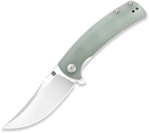 Artisan Cutlery Arroyo Linerlock Jade Folding Knife, 1845P-NTG