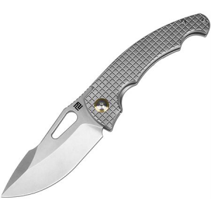 Artisan 1860GGY Xcellerator Knife Titanium Handles