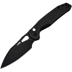 CJRB 1931BST Frack Button Lock Knife Black