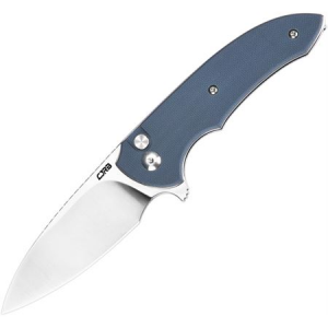 CJRB 1930GY Space Cowboy Button Lock Knife Blue
