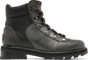 Sorel Lennox Hiker STKD Waterproof Boot - Womens, Black, Warp Red, 7.5, 2009291-010-7.5