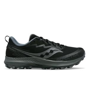 Saucony Peregrine 14 GTX Trail Shoes - Men's, Black/Carbon, 10, Medium, S20918-100-001-M-10