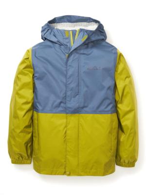 Marmot PreCip Eco Jacket - Kid's, Storm/Cilantro, Medium, 41000-22523-M