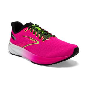 Brooks Hyperion 2 Running Shoes - Women's, Pink Glo/Green/Black, 6 Narrow, 1203961B661.060