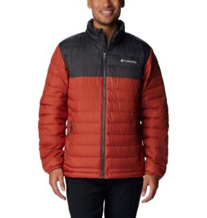 Columbia Powder Lite Jacket - Mens, Warp Red/Shark, Large, 1698001849Warp Red, SharkL