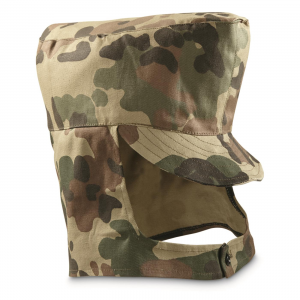 Romanian Military Surplus M93 BDU Leaf Camo Field Cap Used