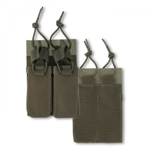 Mil-Tec Double Pistol Magazine Pouch with Hook and Loop Back
