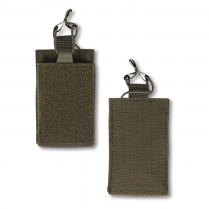 Mil-Tec Single M4 Magazine Pouch with Hook and Loop Back