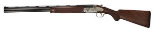 Bettinsoli USA BOLL122822 Overland EELL  20 Gauge 28" 3" 2rd  Stainless Engraved Rec  Blued Barrel  Walnut Fixed Comb Stock  Includes 8 Chokes