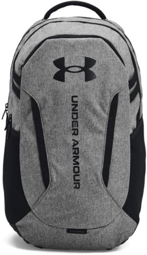 Under Armour Hustle 6.0 Storm Backpack, Castlerock Full Heather/black/black - 1384672026OSFM